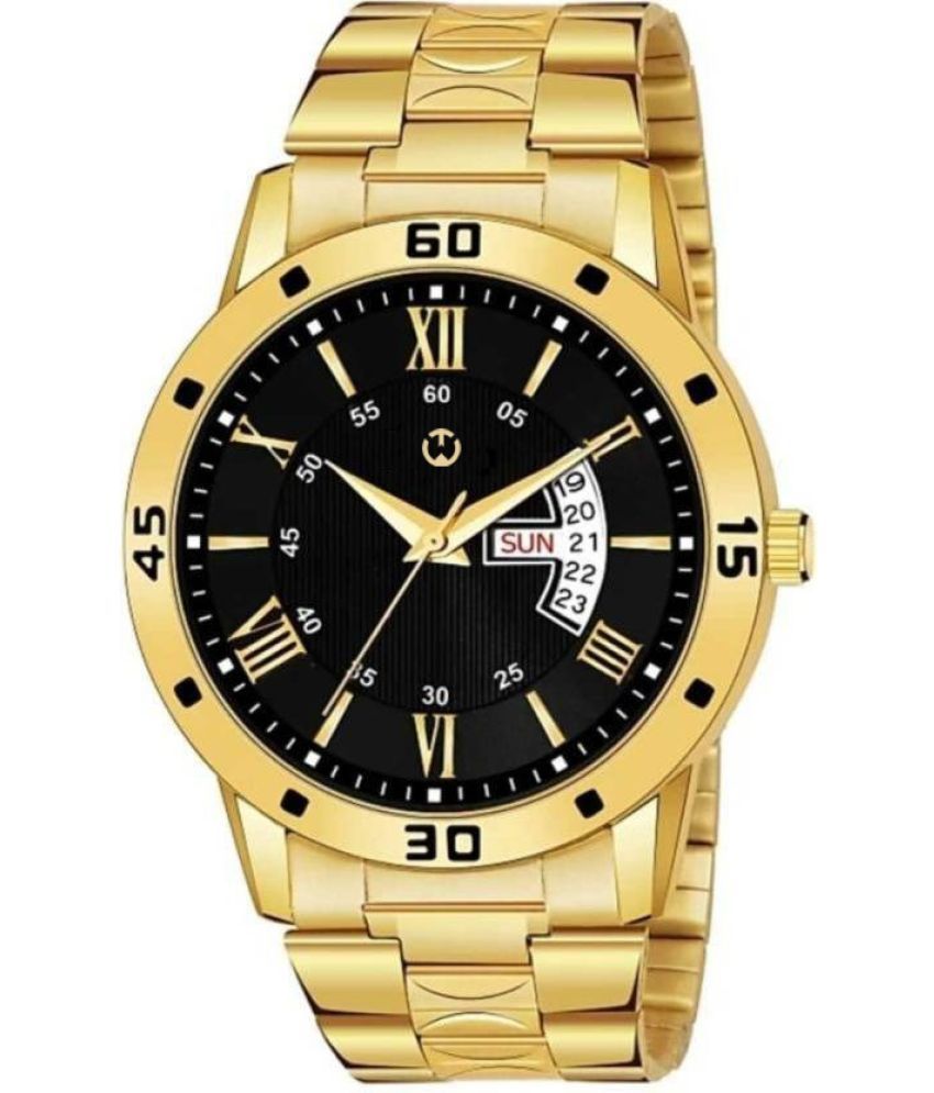     			Wizard Times Gold Stainless Steel Analog Men's Watch