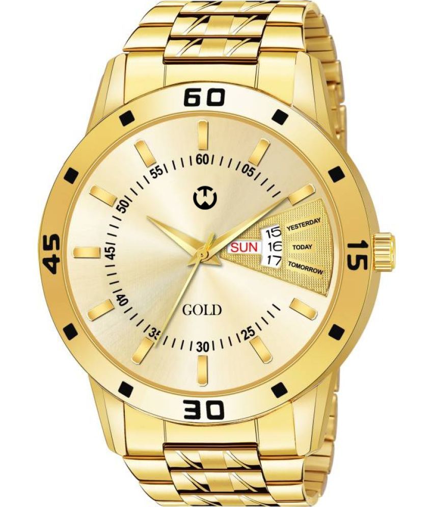     			Wizard Times Gold Stainless Steel Analog Men's Watch