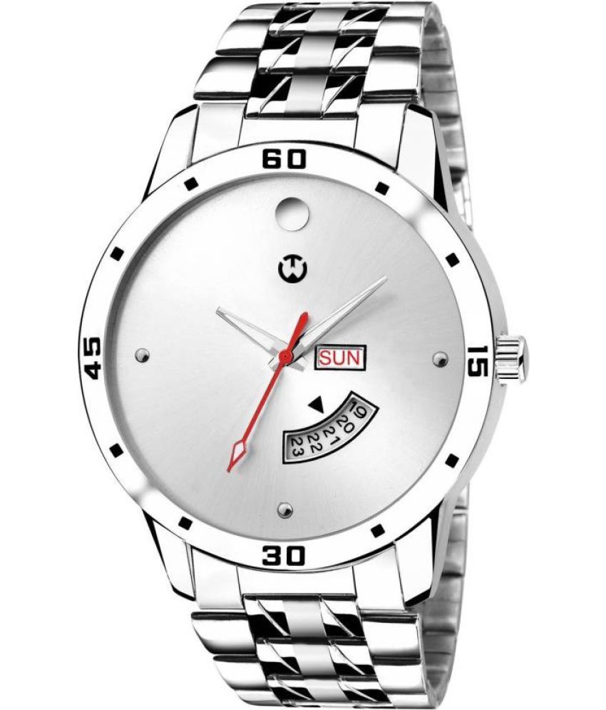     			Wizard Times Silver Stainless Steel Analog Men's Watch