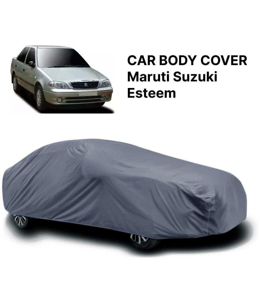     			AKSMIT Car Body Cover for Maruti All Car Models Without Mirror Pocket ( Pack of 1 ) , Grey