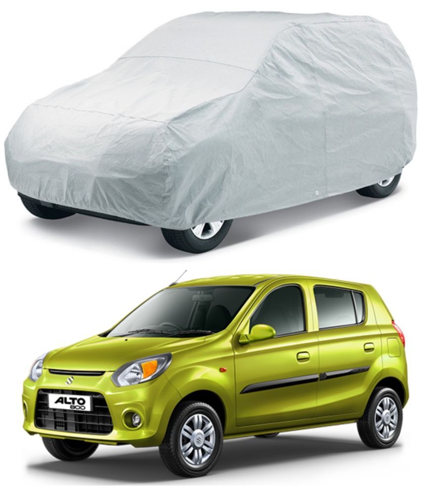     			AutoRetail Car Body Cover for Maruti Suzuki Alto Without Mirror Pocket ( Pack of 1 ) , Silver