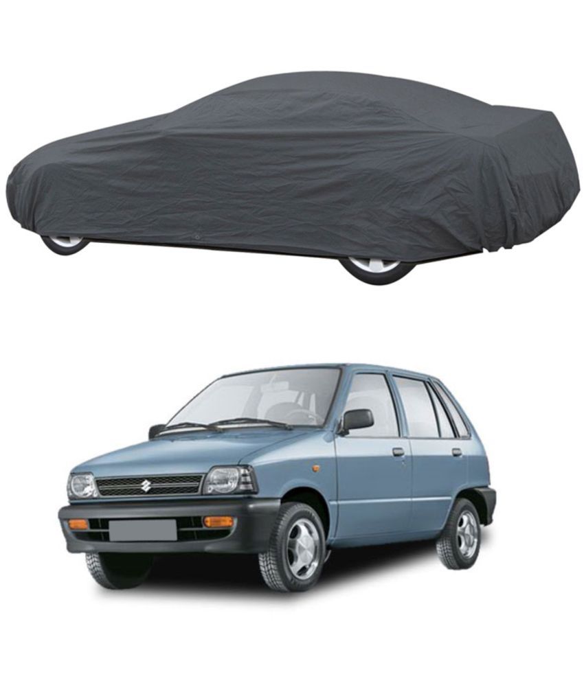     			AutoRetail Car Body Cover for Maruti Suzuki 800 [1986-1997] Without Mirror Pocket ( Pack of 1 ) , Grey