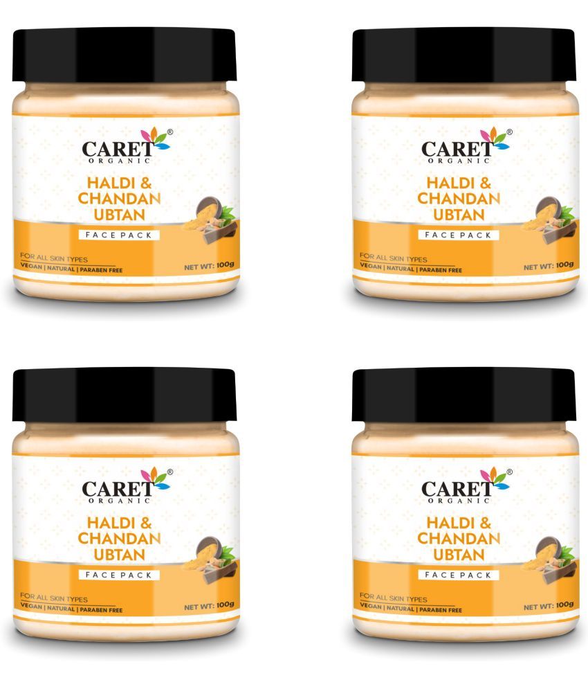     			Caret Organic - Tan Removal Face Pack for All Skin Type ( Pack of 4 )