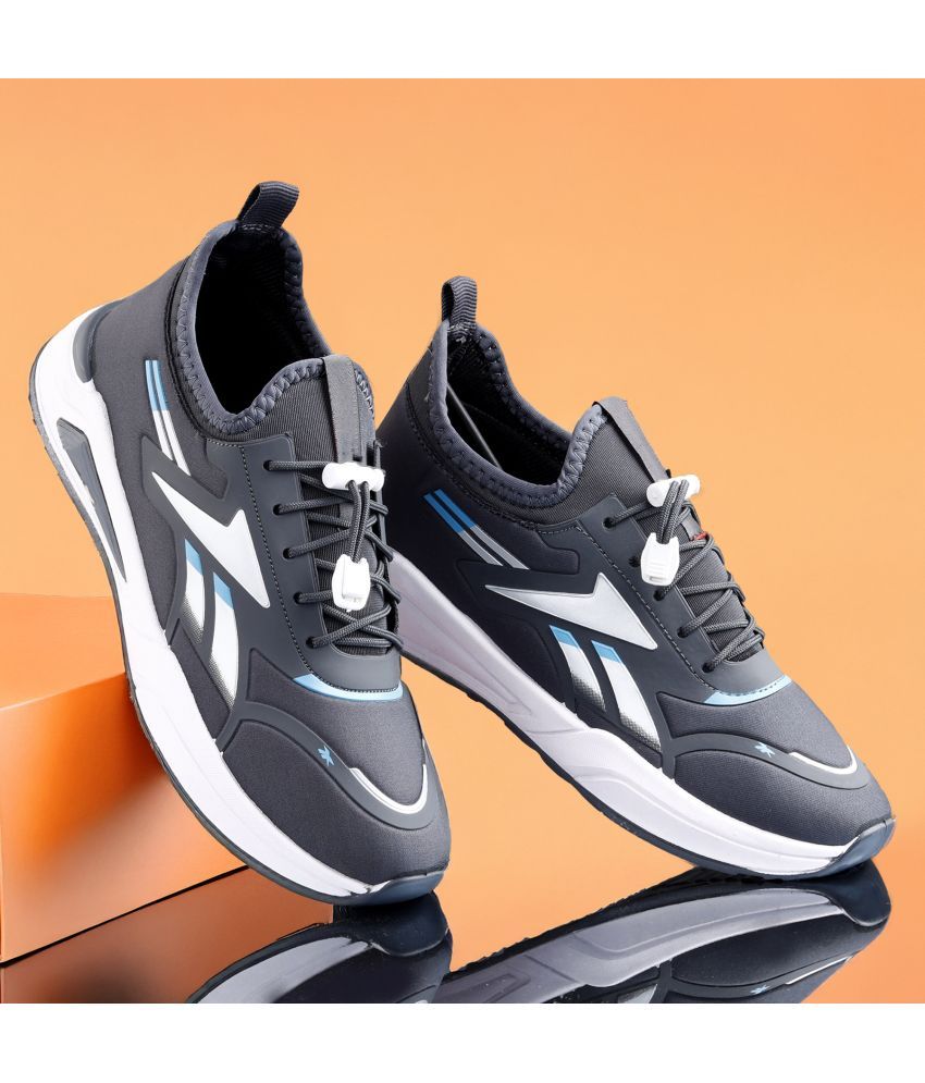     			HASTEN Walking Casual Running Shoes Dark Grey Men's Lifestyle Shoes