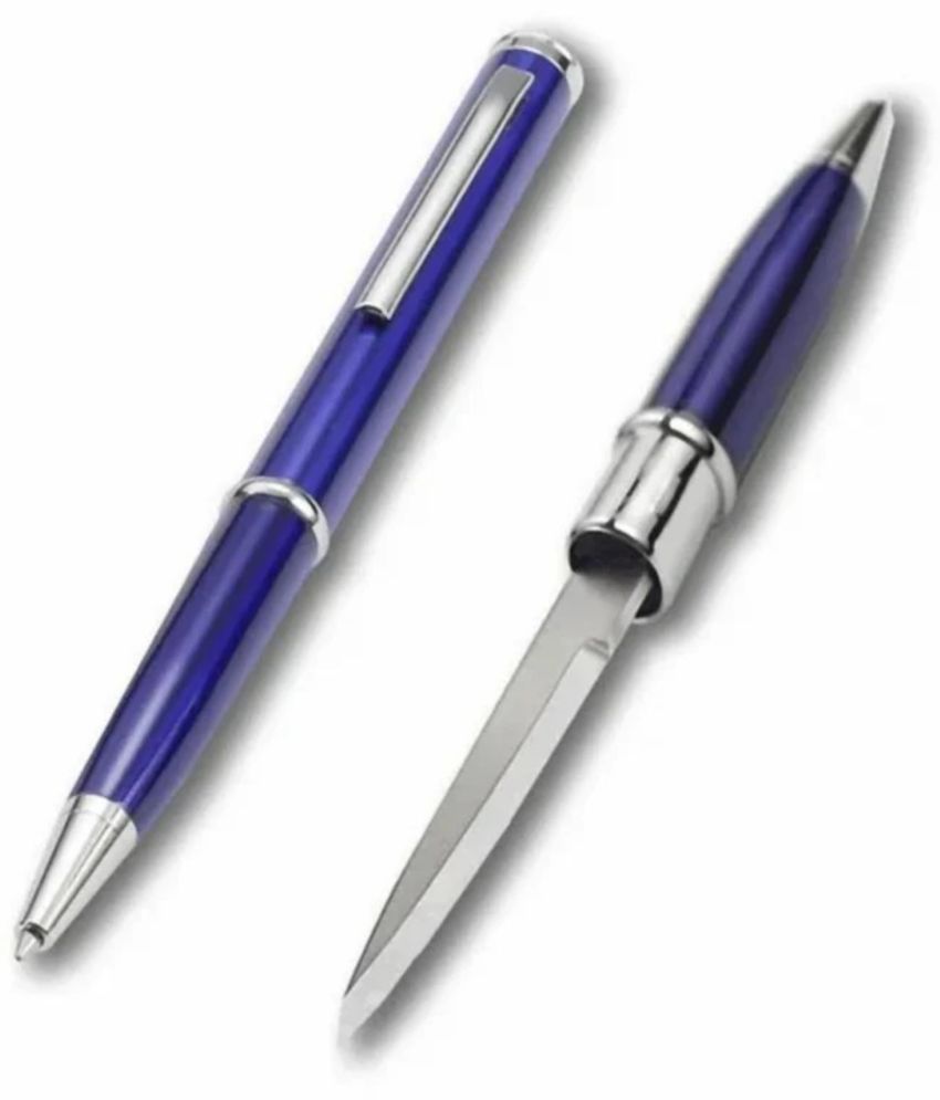     			QitmirMKT Pen Knife For Safety Men & Women (Blue)