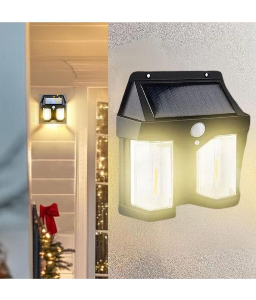     			Solar-Powered Motion Sensor Wall Lights