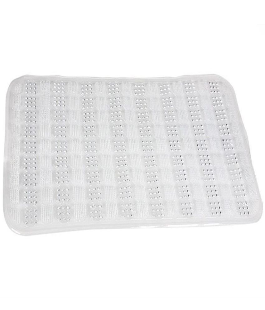     			WINNER Anti-skid PVC Bath Mat 40x60 cm ( Pack of 1 ) - White