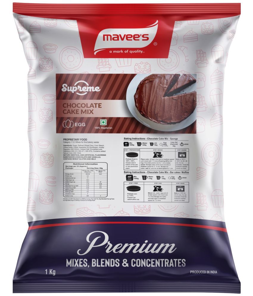     			mavee's Supreme - Chocolate Cake Mix Egg, Premium Baking solutions 1 kg