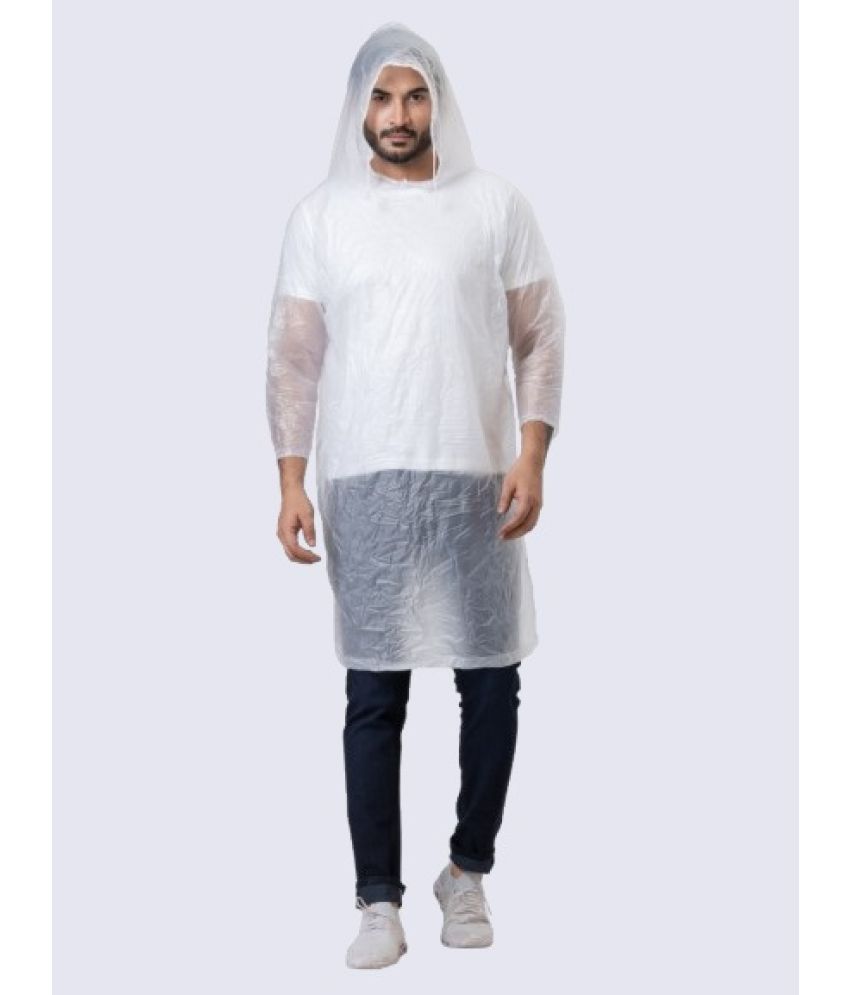     			powermerc White Polyester Men's Rain Poncho ( Pack of 1 )