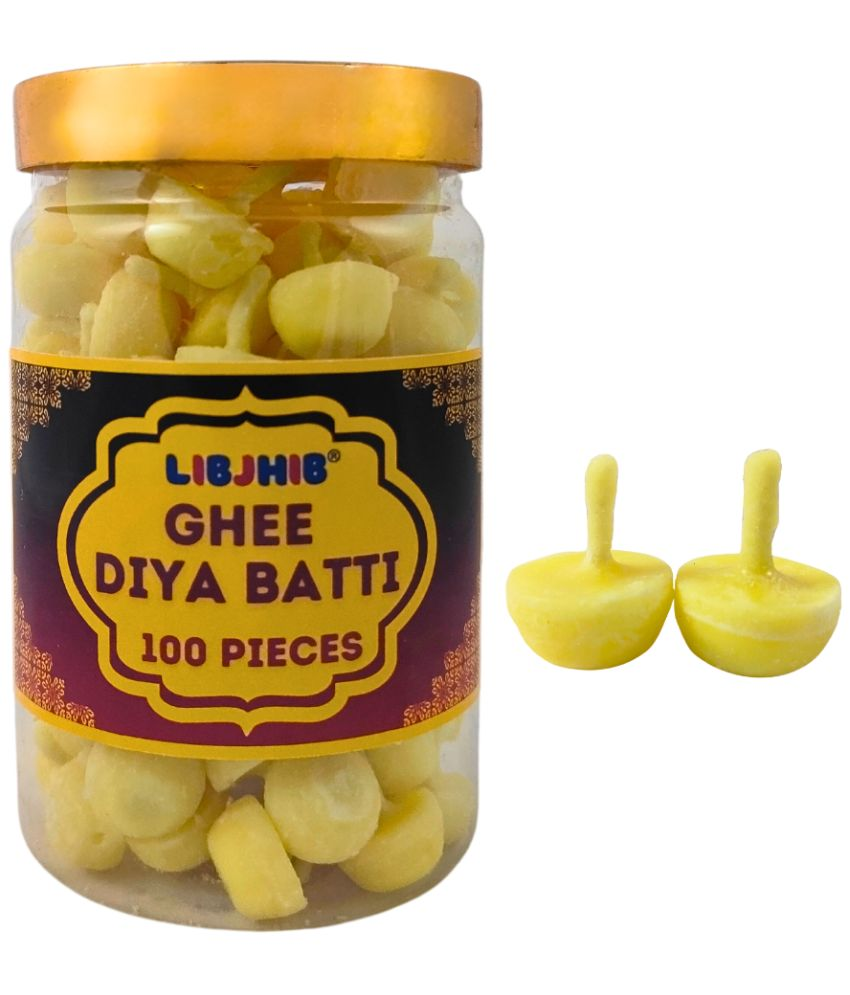     			Libjhib Cotton-Ghee 100 Ghee Batti ( Pack of 1 )