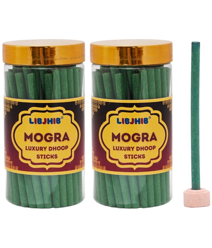     			Libjhib Incense Dhoop Sticks Mogra 120 gm ( Pack of 2 )