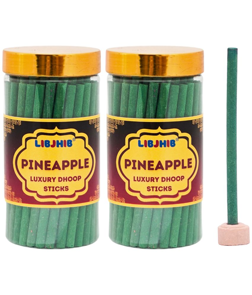     			Libjhib Incense Dhoop Sticks Pineapple 120 gm ( Pack of 2 )