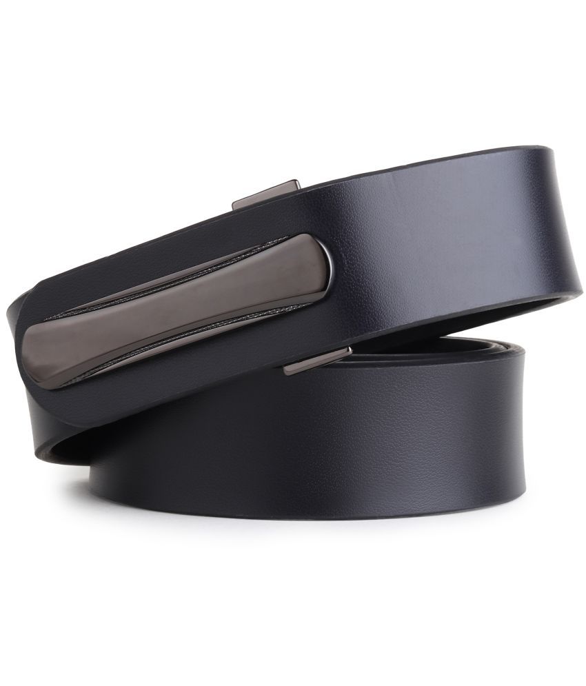     			SUNSHOPPING - Black 100% Leather Men's Party Belt ( Pack of 1 )