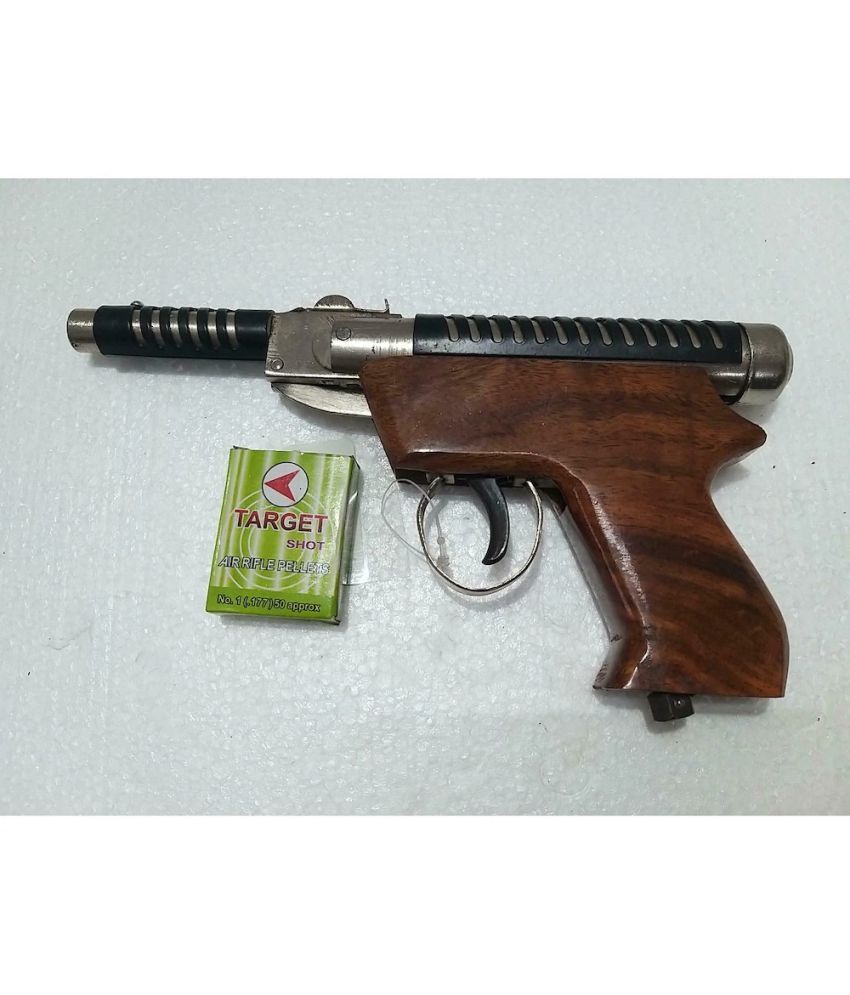     			Thunder Air Gun Air Pistol Metal Heavy Weight 200 Pellets Free