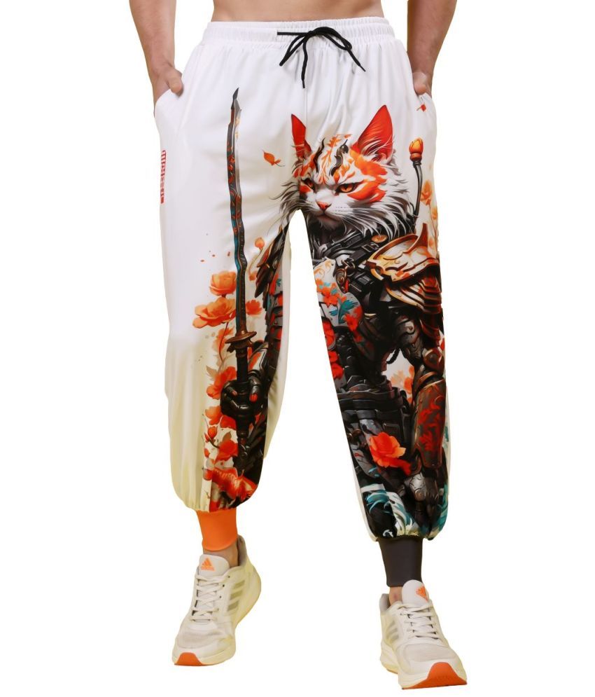     			yellow tree White Polyester Men's Trackpants ( Pack of 1 )