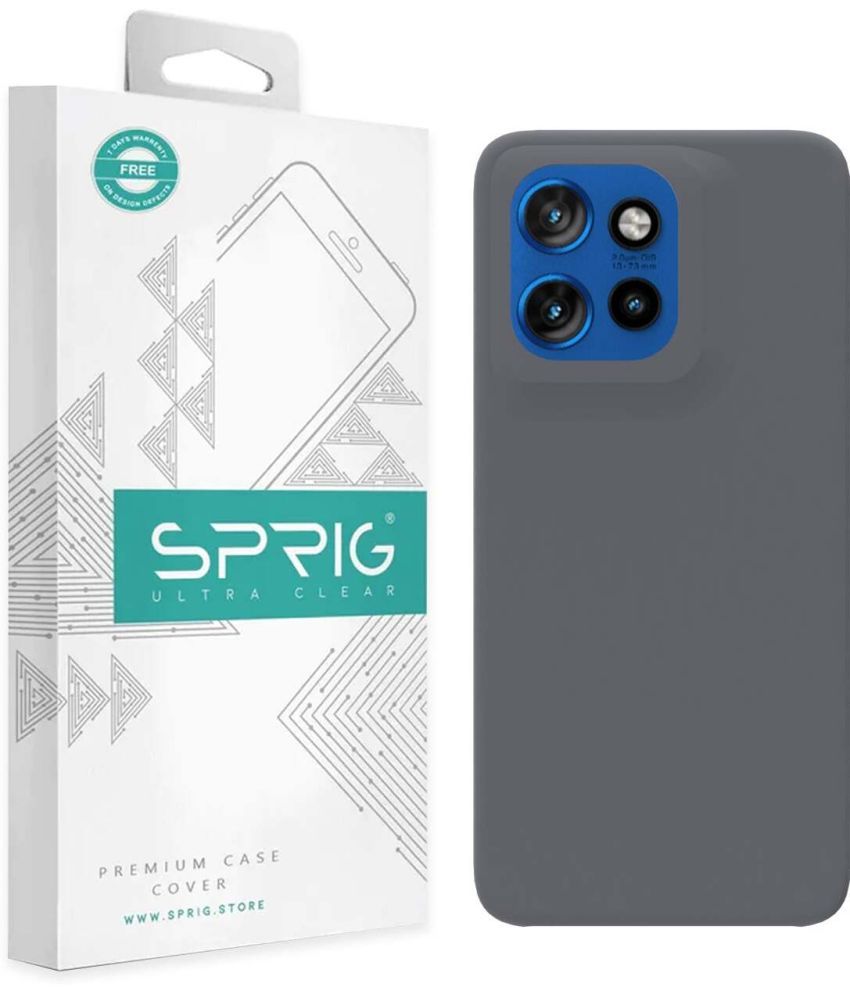     			Sprig Plain Cases Compatible For Silicon Motorola Edge 50 Neo ( Pack of 1 )