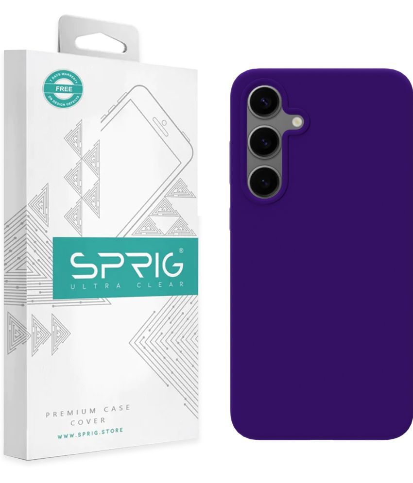     			Sprig Plain Cases Compatible For Silicon Samsung Galaxy S24 Plus ( Pack of 1 )