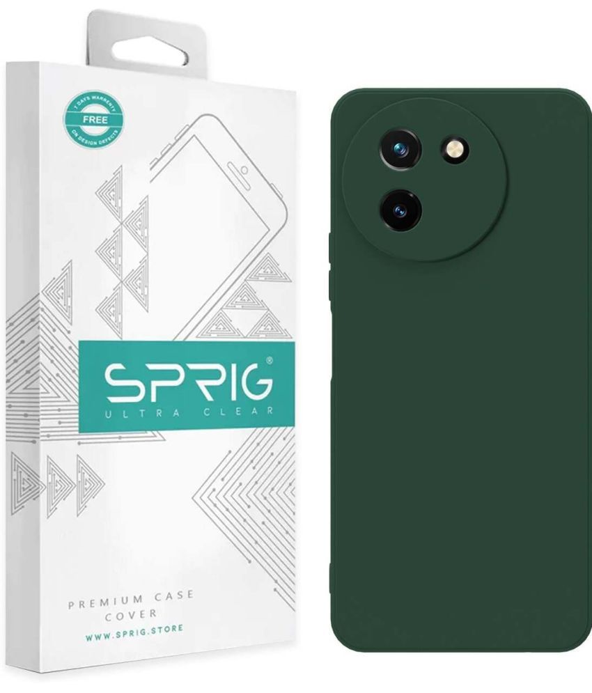     			Sprig Plain Cases Compatible For TPU Glossy Cases Vivo T3X 5G ( Pack of 1 )