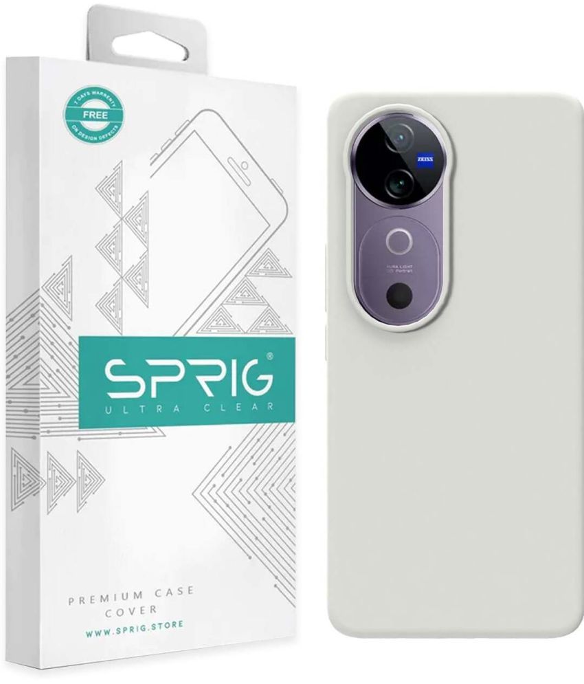     			Sprig Plain Cases Compatible For Silicon Vivo T3 Ultra ( Pack of 1 )