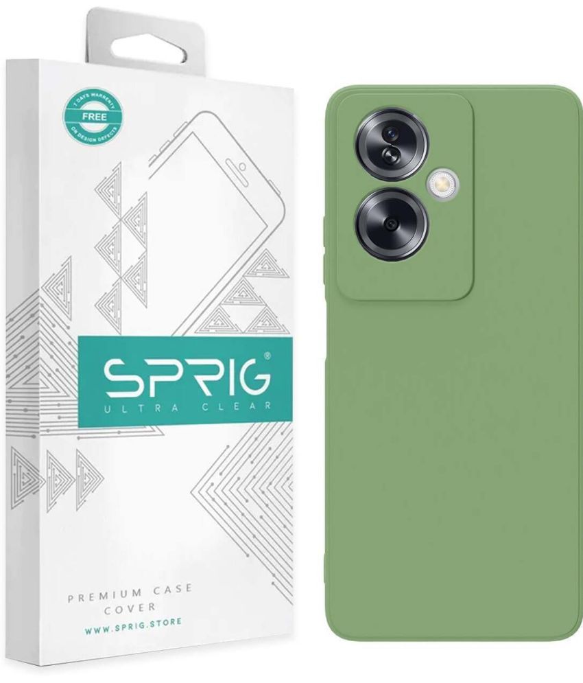     			Sprig Plain Cases Compatible For TPU Glossy Cases Oppo A79 5G ( Pack of 1 )