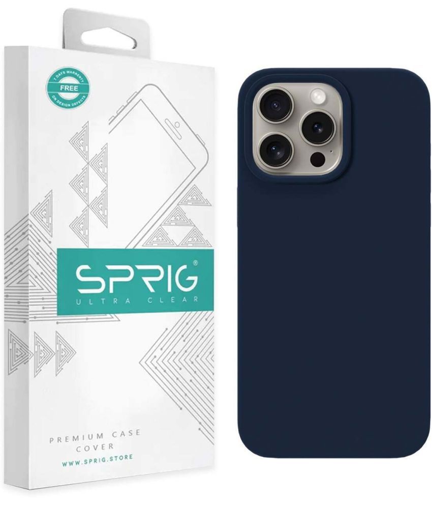     			Sprig Plain Cases Compatible For Silicon Apple Iphone 15 Pro ( Pack of 1 )