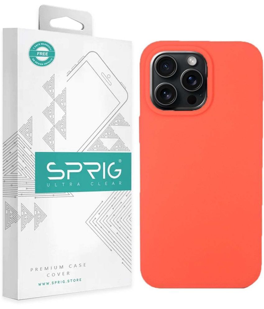     			Sprig Plain Cases Compatible For Silicon Apple Iphone 15 Pro Max ( Pack of 1 )