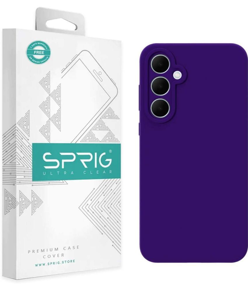     			Sprig Plain Cases Compatible For Silicon Samsung Galaxy M55 5G ( Pack of 1 )