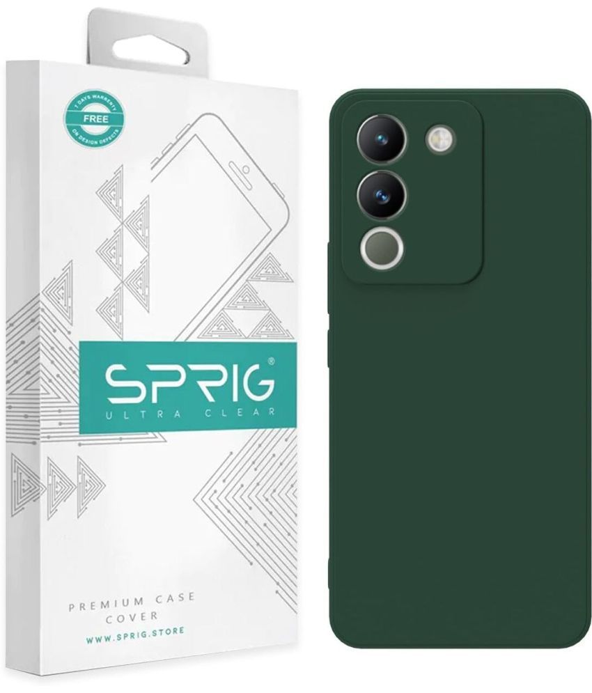     			Sprig Plain Cases Compatible For TPU Glossy Cases Vivo Y200 5G ( Pack of 1 )