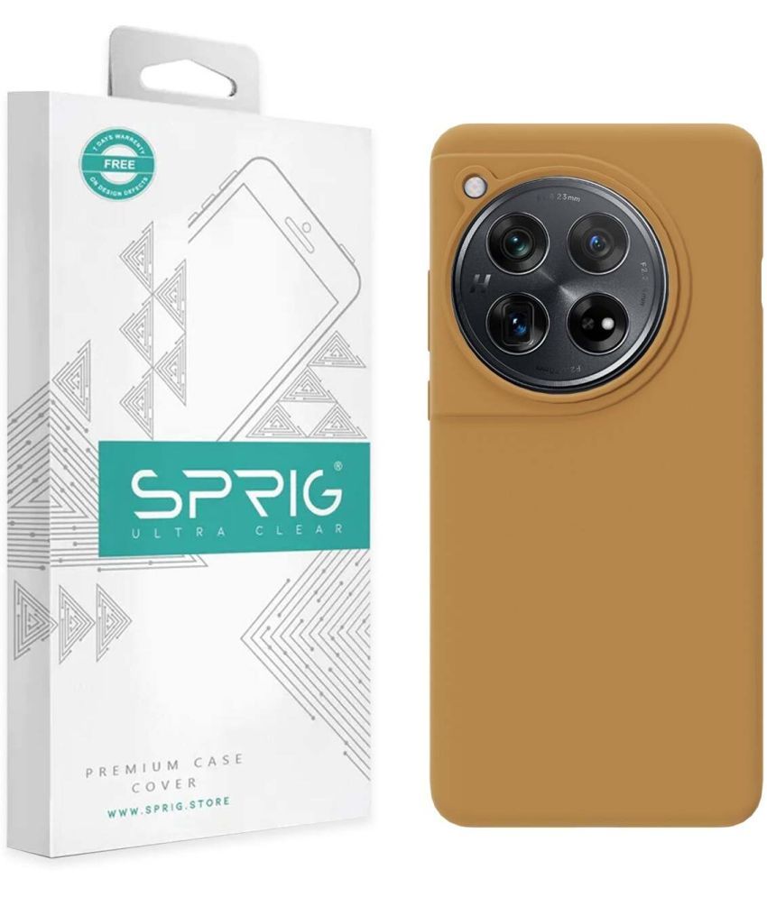     			Sprig Plain Cases Compatible For Silicon Oneplus 12 5G ( Pack of 1 )