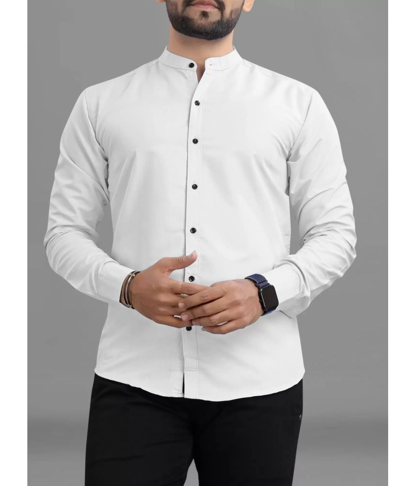     			VERTUSY Cotton Blend Regular Fit Solids Full Sleeves Men's Casual Shirt - White ( Pack of 1 )