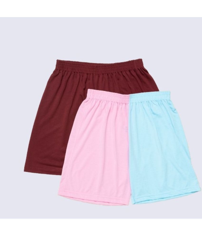     			powermerc Poly Cotton Hot Pants - Maroon Pack of 2