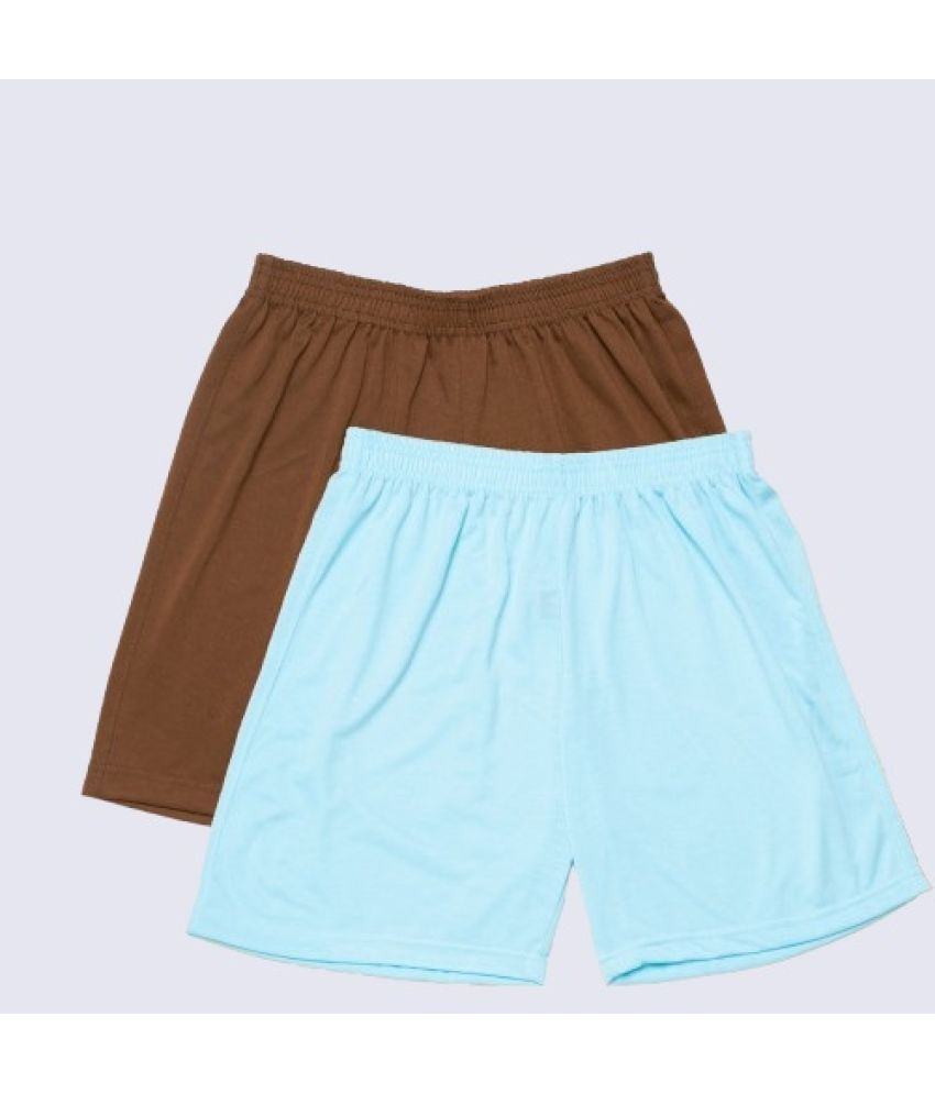     			powermerc Poly Cotton Hot Pants - Turquoise Pack of 2