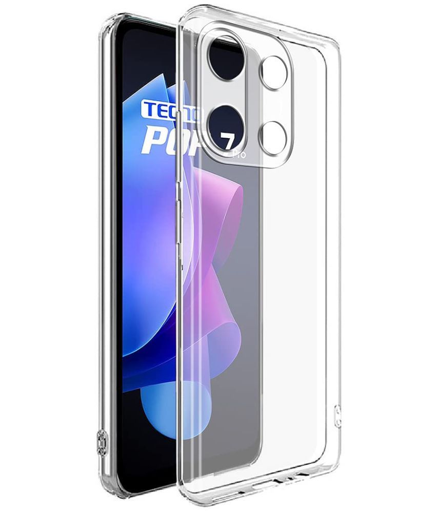     			Bright Traders Plain Cases Compatible For Silicon TECNO POP 7 PRO ( )