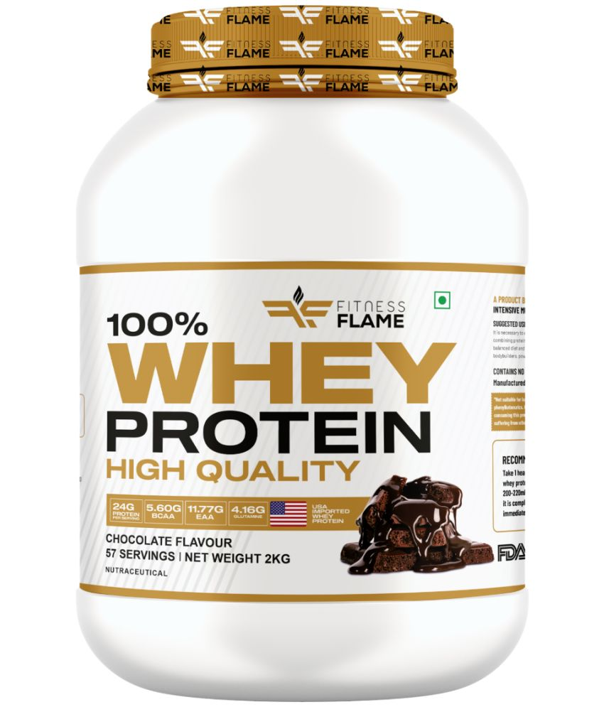     			Fitness Flame Whey Protein Chocolate Flavour Whey Protein ( 1 kg , Chocolate - Flavour )