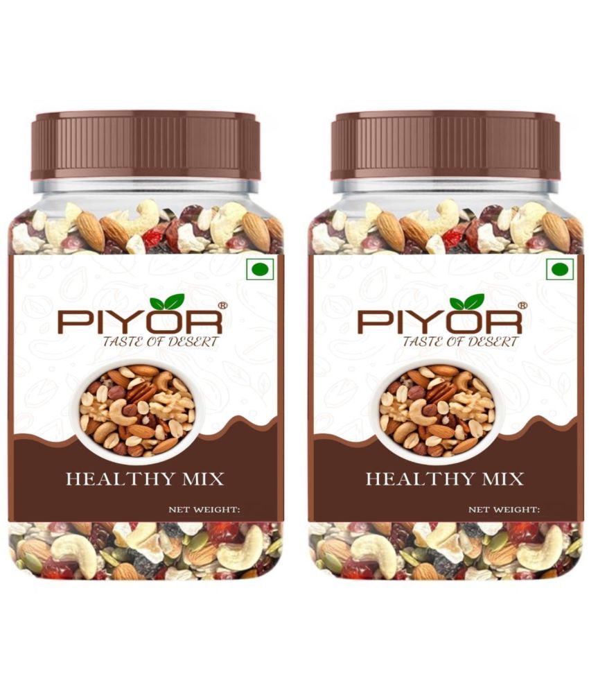     			Piyor Mixed Nuts (Mix Dry Fruits) 400g Pack of 2