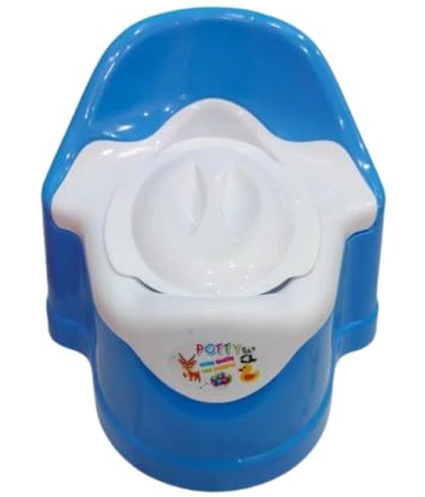     			Puri Goswami Blue Plastic Potty Seat