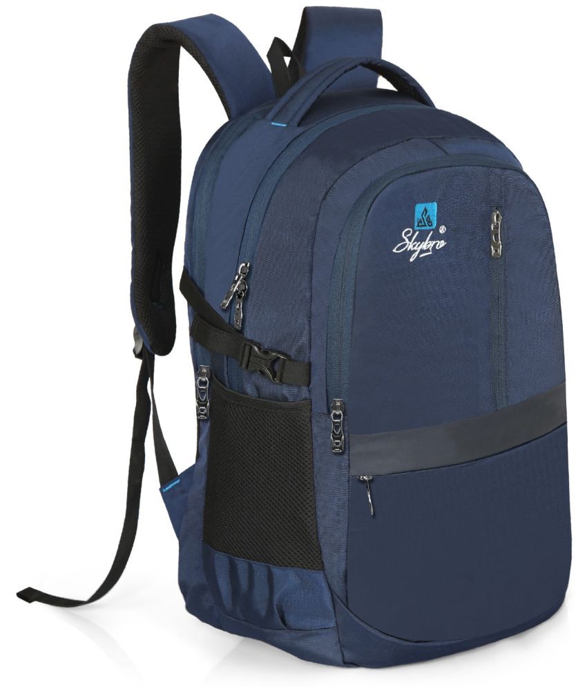     			SKYFEWER 17 Ltrs Fabric Backpack *For Boys & Girls ( Blue )