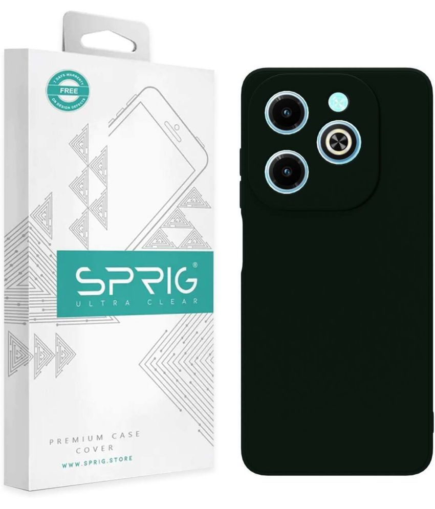     			Sprig Plain Cases Compatible For TPU Glossy Cases Infinix Hot 40I ( Pack of 1 )