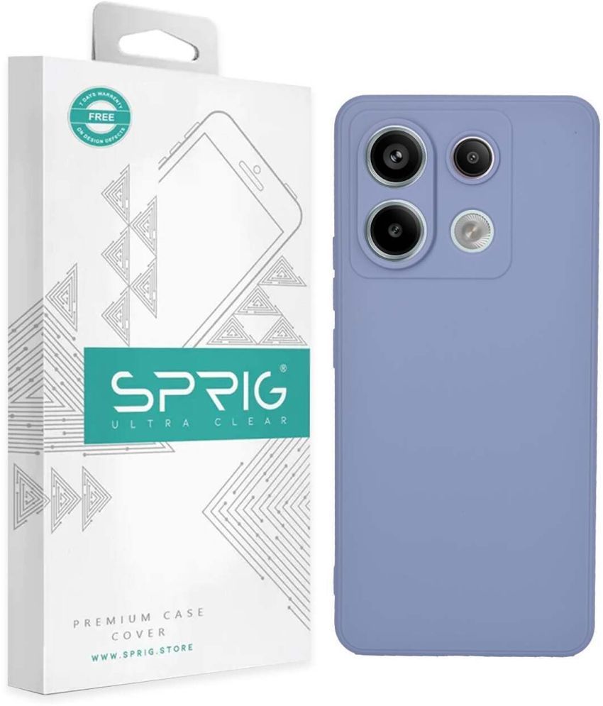     			Sprig Plain Cases Compatible For TPU Glossy Cases Poco X6 ( Pack of 1 )