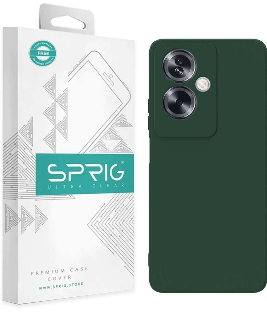     			Sprig Plain Cases Compatible For TPU Glossy Cases Oppo A79 5G ( Pack of 1 )