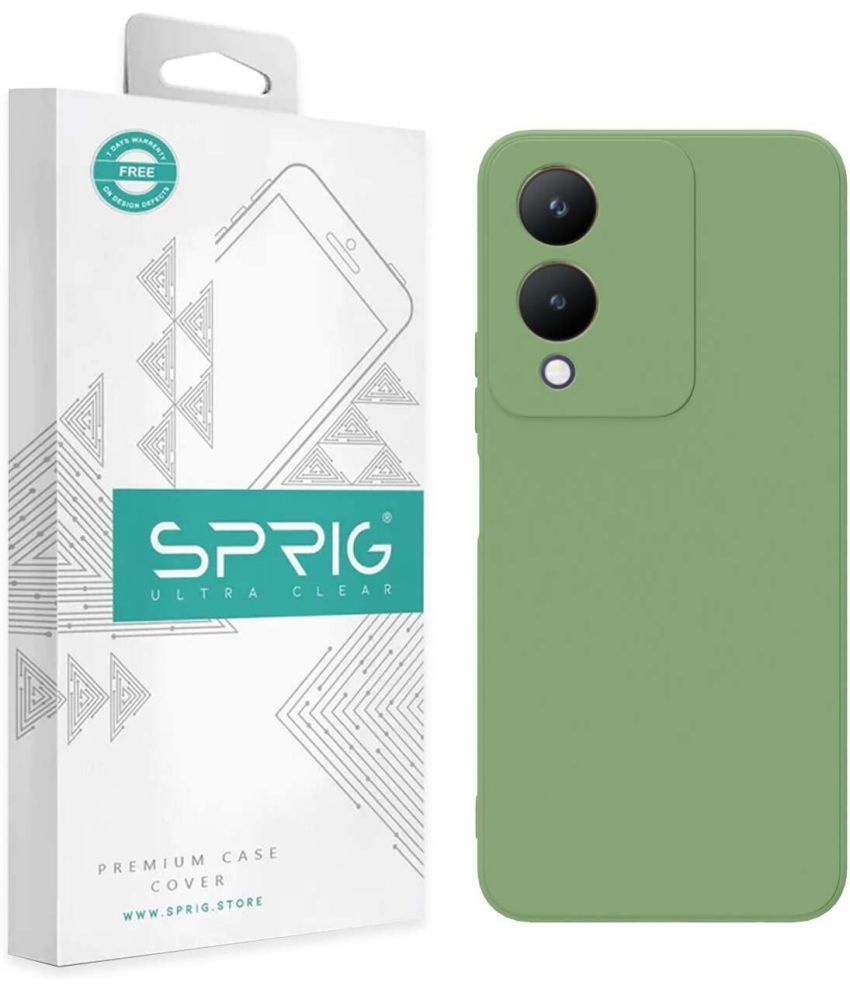     			Sprig Plain Cases Compatible For TPU Glossy Cases Vivo Y28 5G ( Pack of 1 )