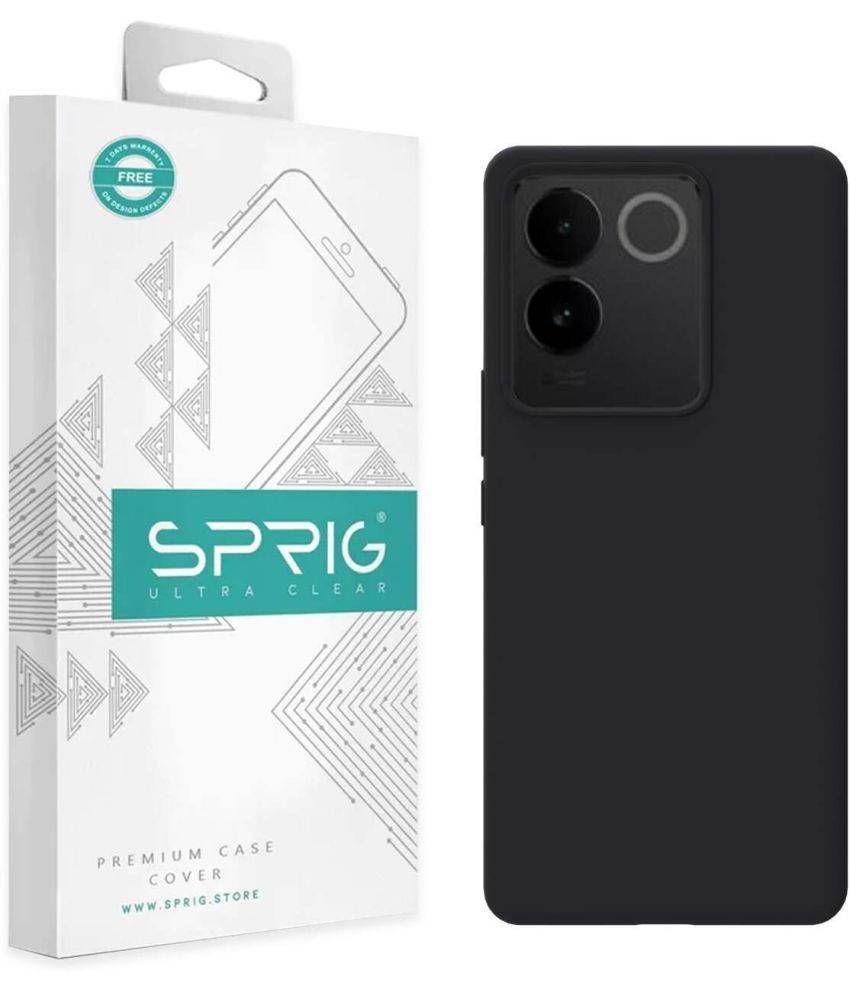     			Sprig Plain Cases Compatible For Silicon Iqoo Z7 Pro ( Pack of 1 )