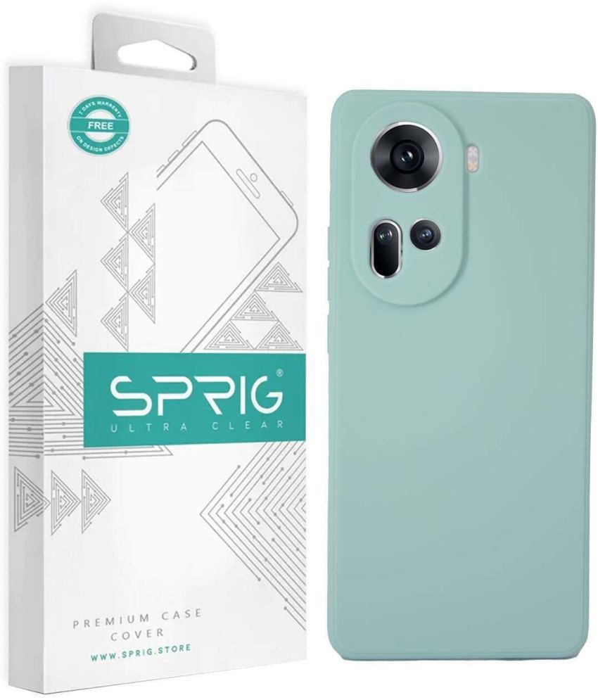     			Sprig Plain Cases Compatible For TPU Glossy Cases Oppo Reno 11 5G ( Pack of 1 )