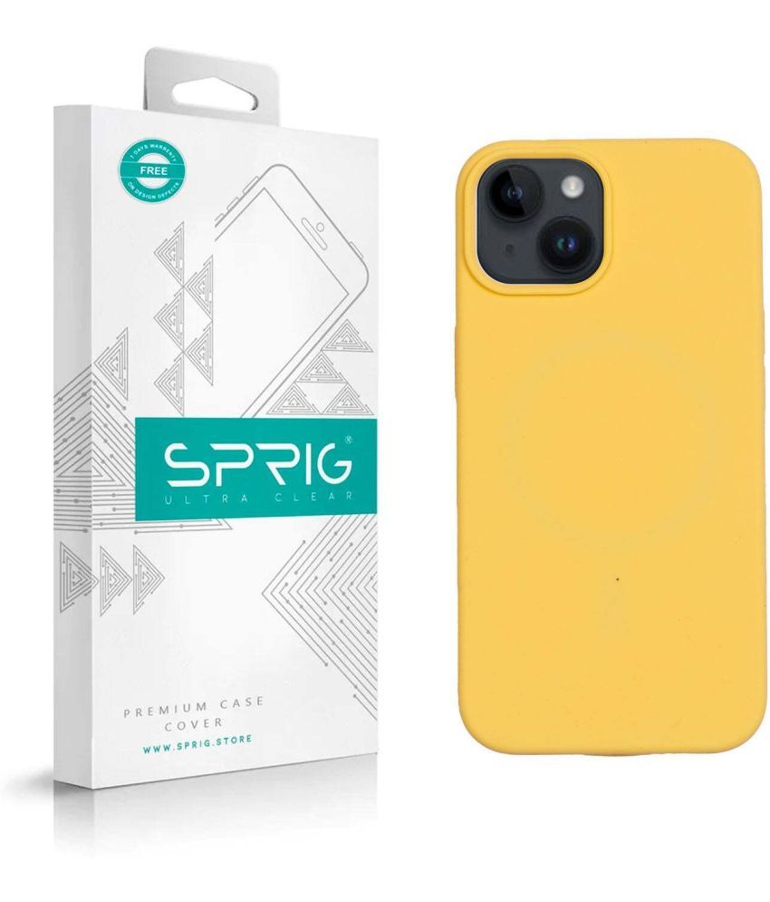     			Sprig Plain Cases Compatible For Silicon Iphone 13 ( Pack of 1 )