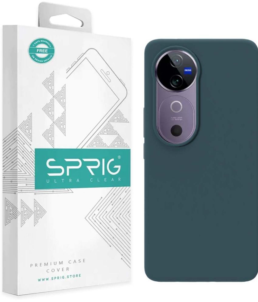     			Sprig Plain Cases Compatible For Silicon Vivo T3 Ultra ( Pack of 1 )