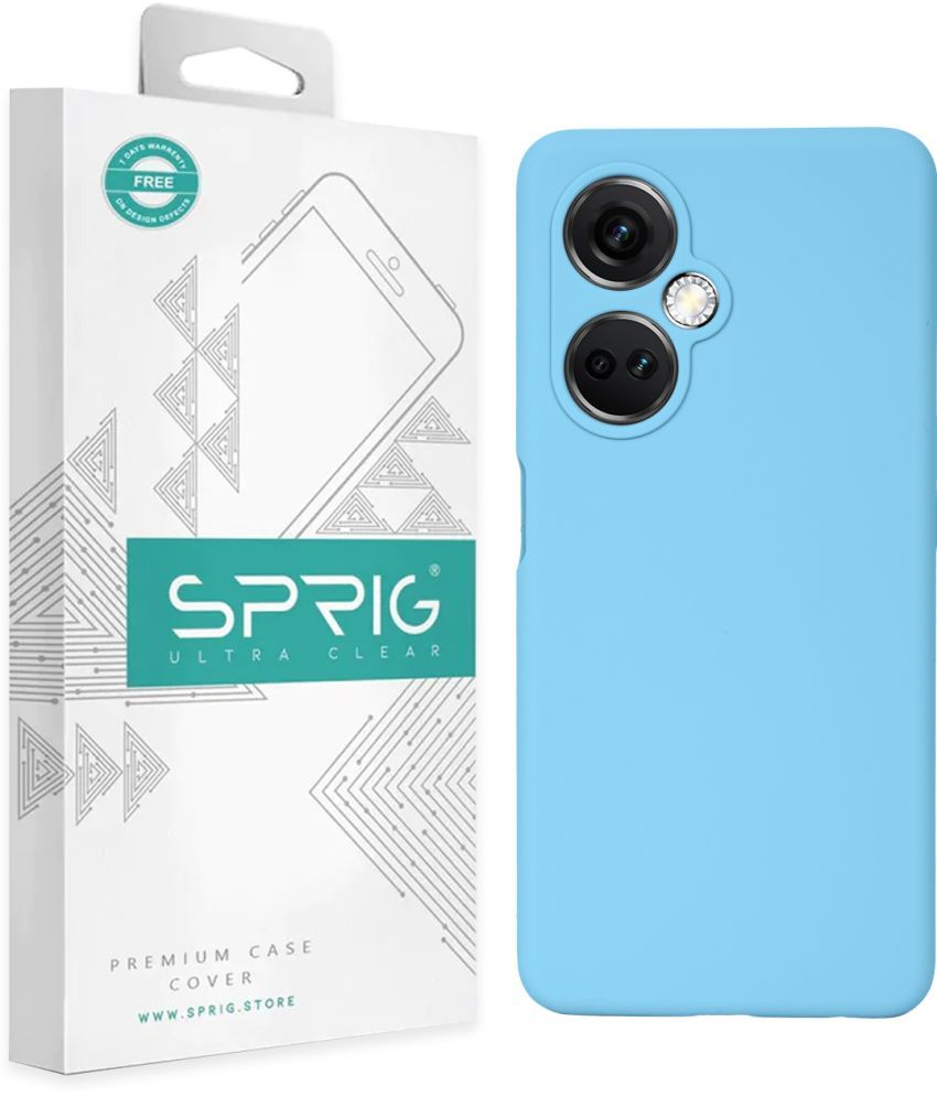     			Sprig Plain Cases Compatible For Silicon Oneplus Nord Ce 3 5G ( Pack of 1 )