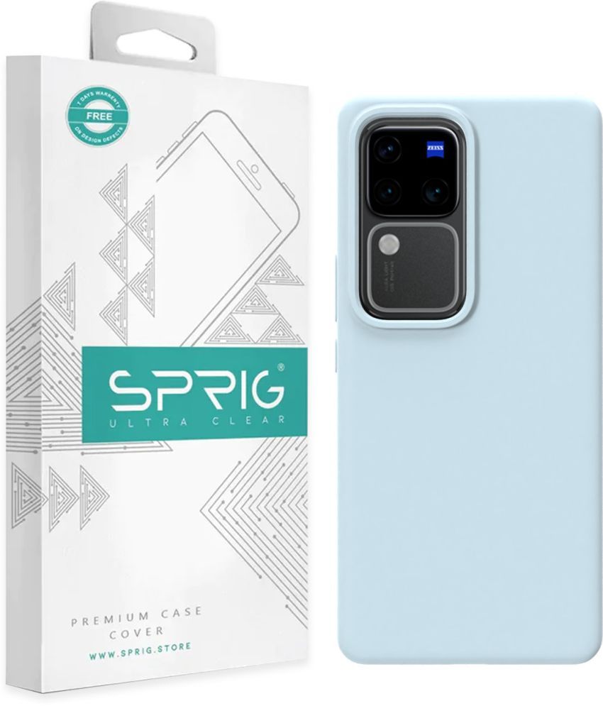     			Sprig Plain Cases Compatible For Silicon Vivo V30 ( Pack of 1 )