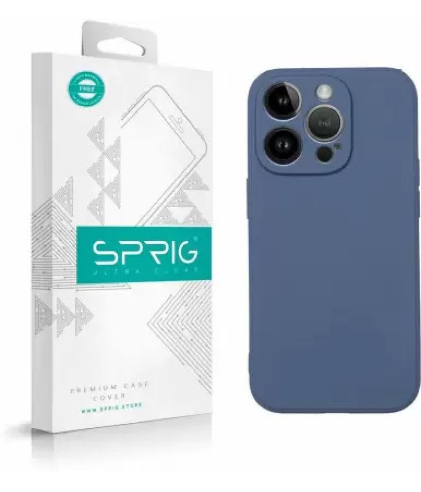     			Sprig Plain Cases Compatible For TPU Glossy Cases Apple Iphone 14 Pro ( Pack of 1 )