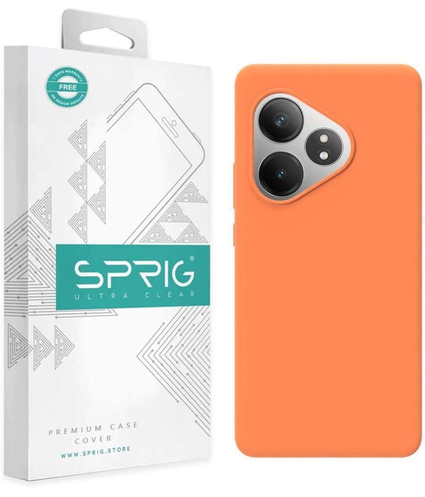     			Sprig Plain Cases Compatible For Silicon Realme Gt 6T 5G ( Pack of 1 )