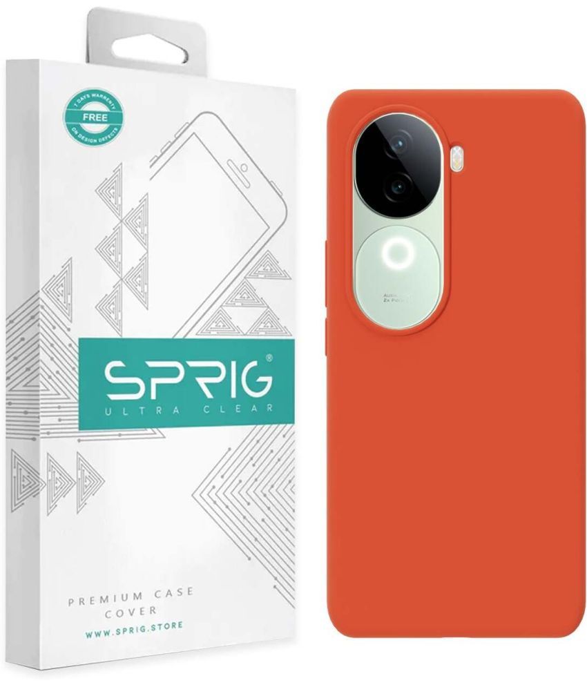     			Sprig Plain Cases Compatible For Silicon Vivo V40E 5G ( Pack of 1 )